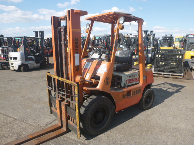 USED GASOLINE/LPG FORKLIFT TOYOTA 40-2FG25 13807 (F.UCHIYAMA & CO 